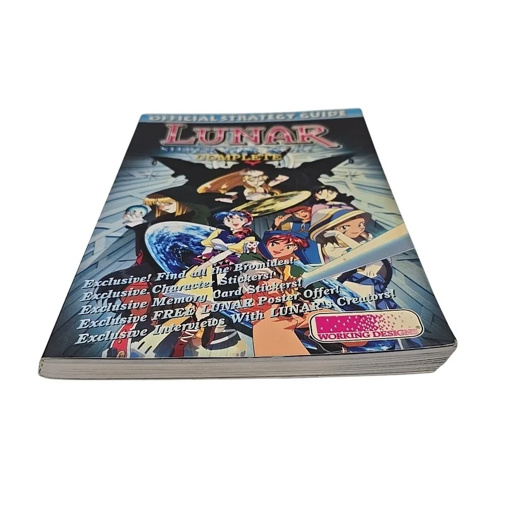 Lunar: Silver Star Story Complete‎ Official Strategy Guide PS1 W/Stickers
